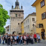 Segesvári Óratorony - csoportkép